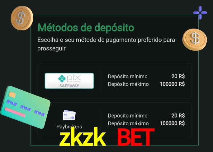 O cassino zkzk bet oferece uma grande variedade de métodos de pagamento